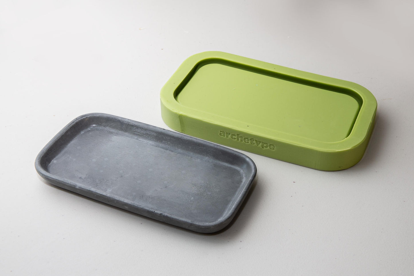 7 inch Rectangle Tray Silicone Molds For Resin, Concrete & Plaster