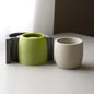 2.5 inch Planter Silicone Mold with Casting Frame