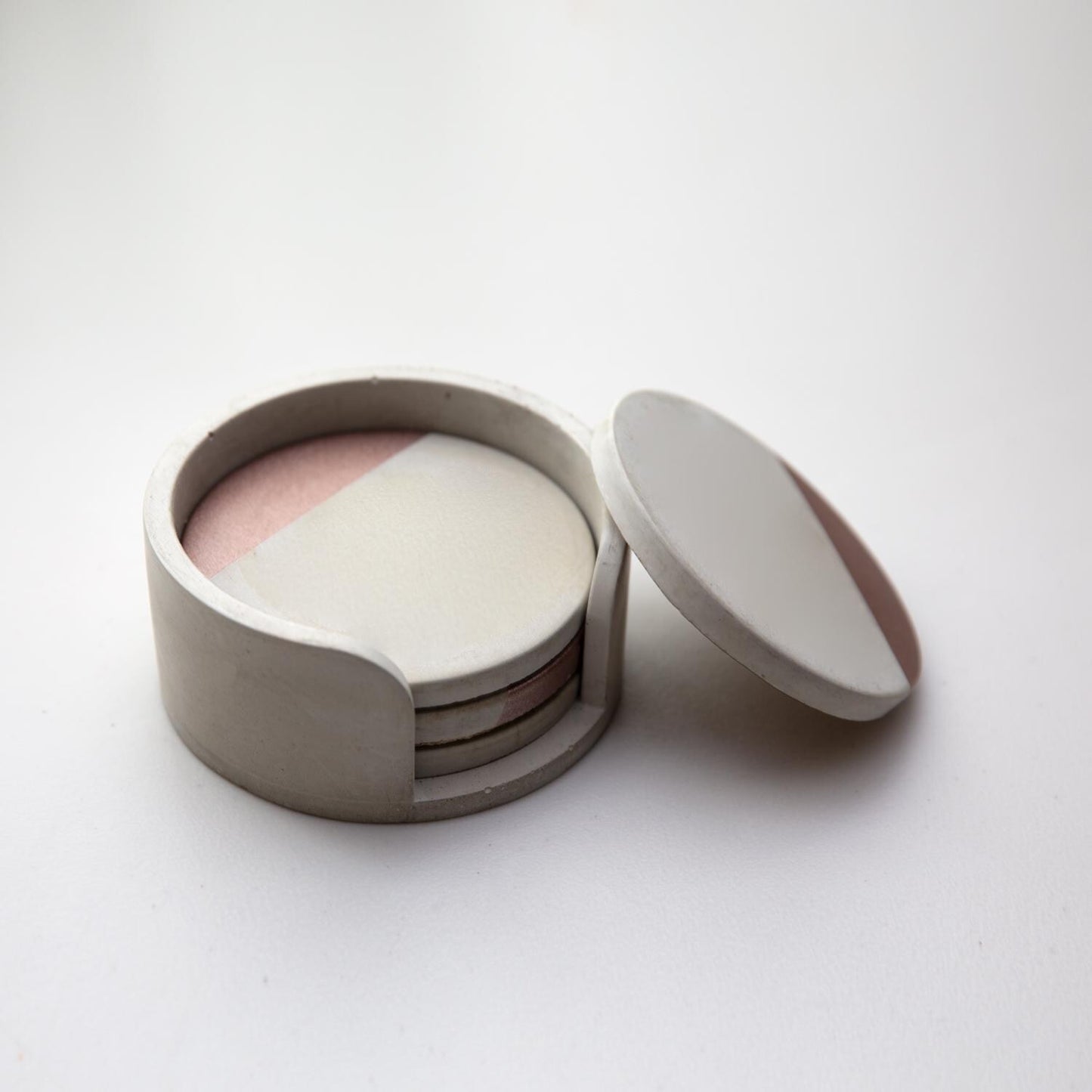 Circular Coaster Case Silicone Mold for 4inx4in Coaster