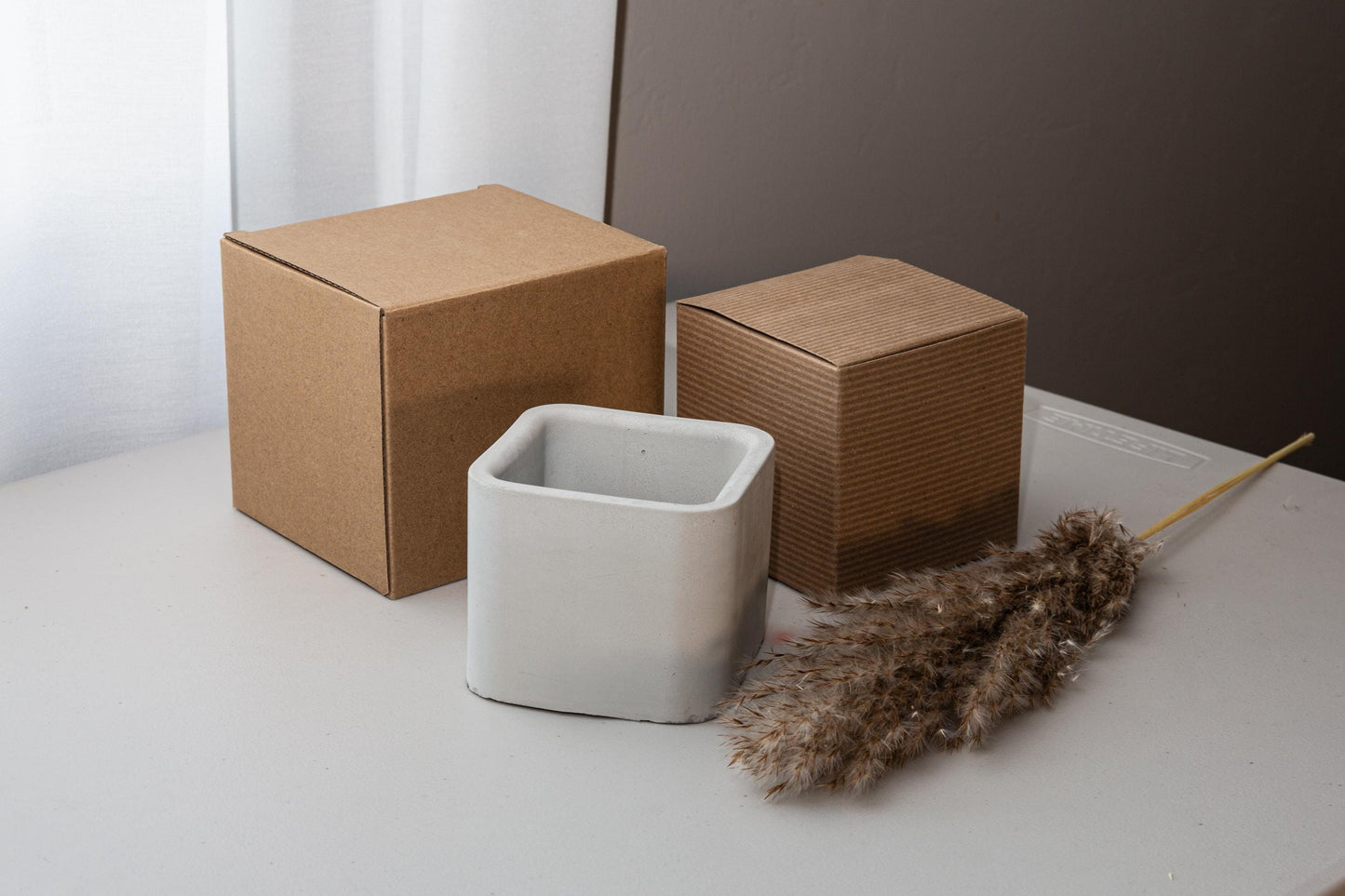 12oz Cube Candle Jar Silicone Mold with Casting Frame