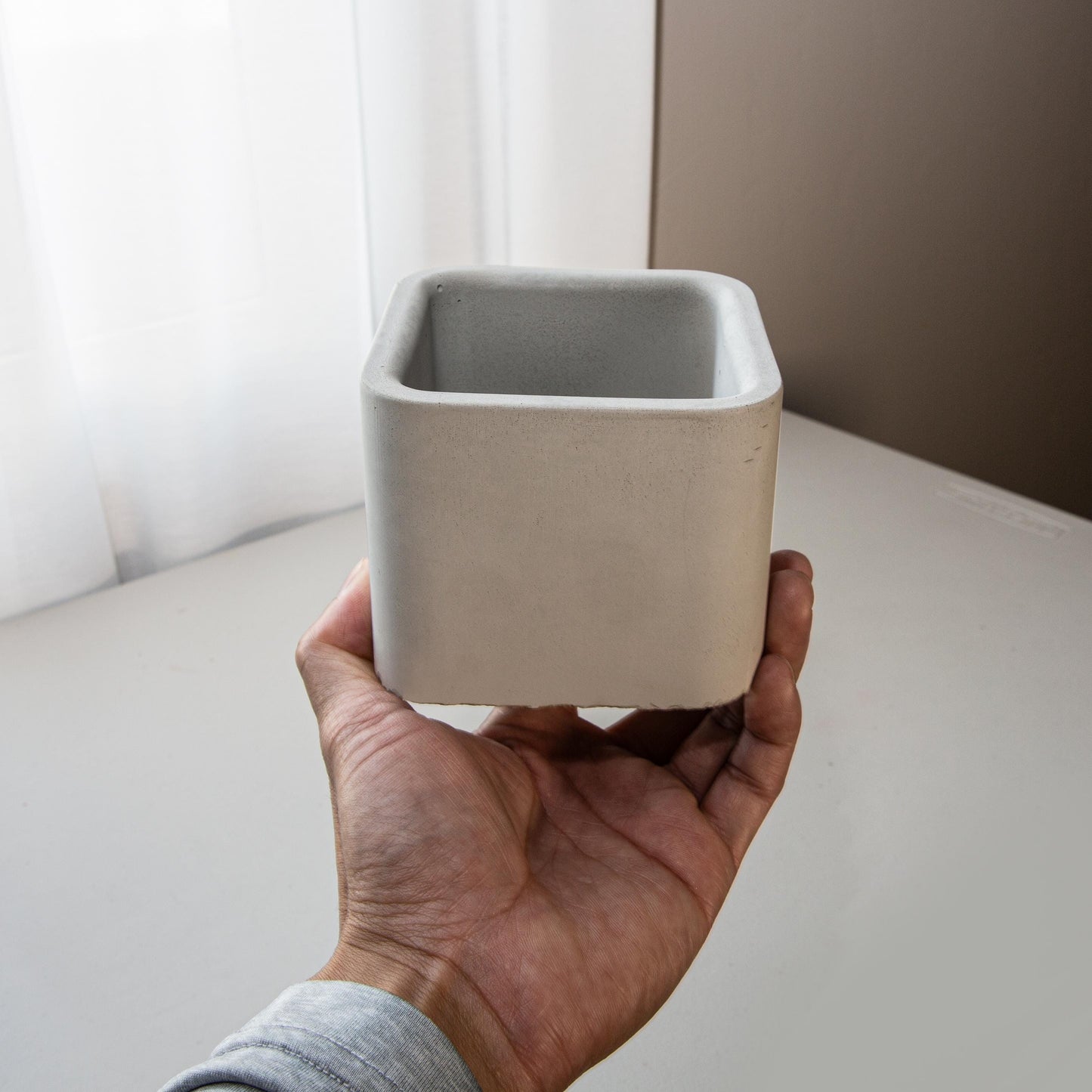 12oz Cube Candle Jar Silicone Mold with Casting Frame